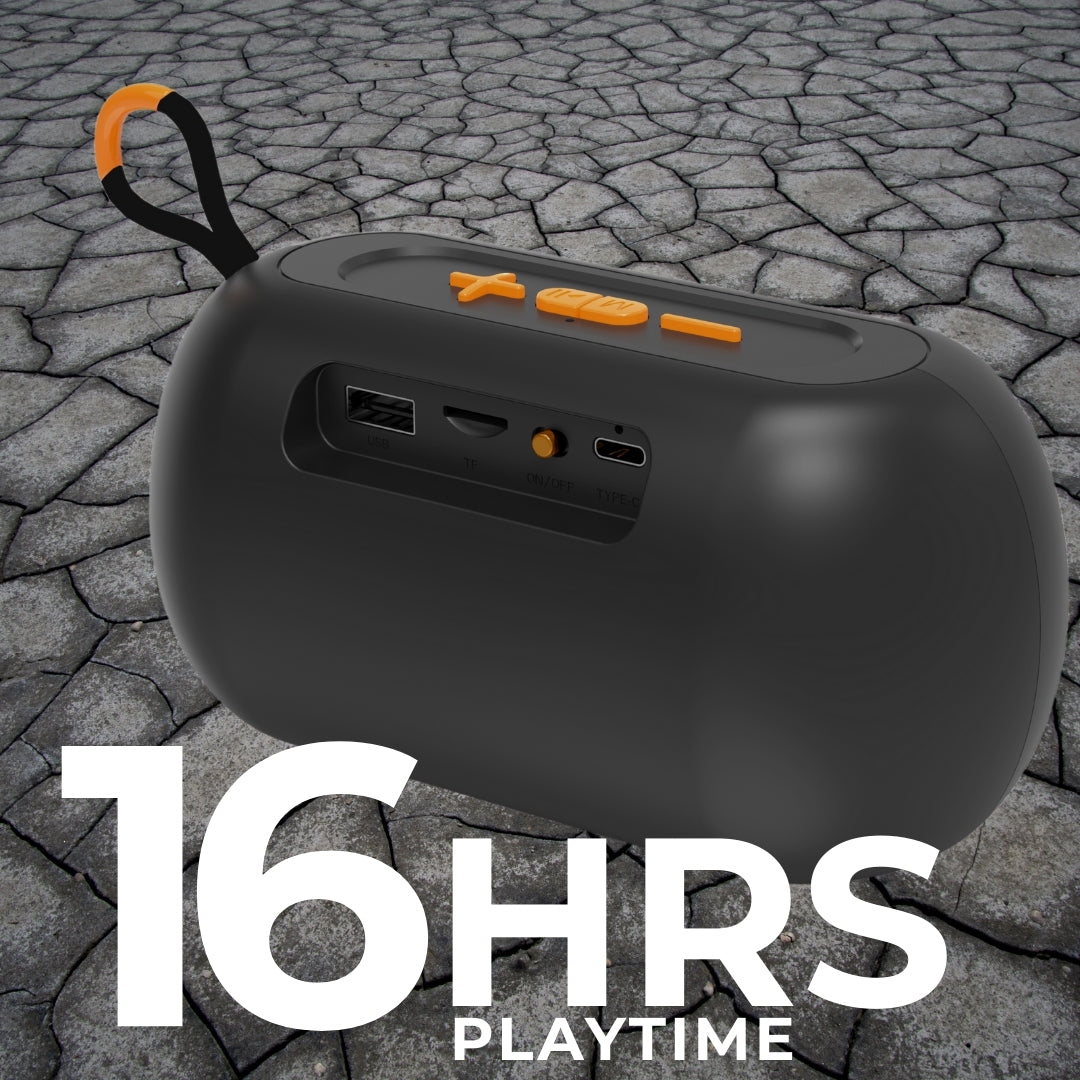 BLUNT SOUNDWAVE L4 – 10W Bluetooth Speaker with 16H Playtime, TWS, FM & SD Support