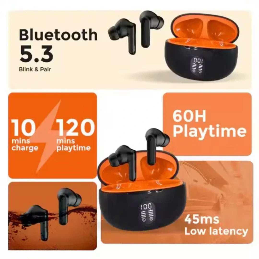 TecSox Pulse411 Bluetooth Earbuds | Deep Bass