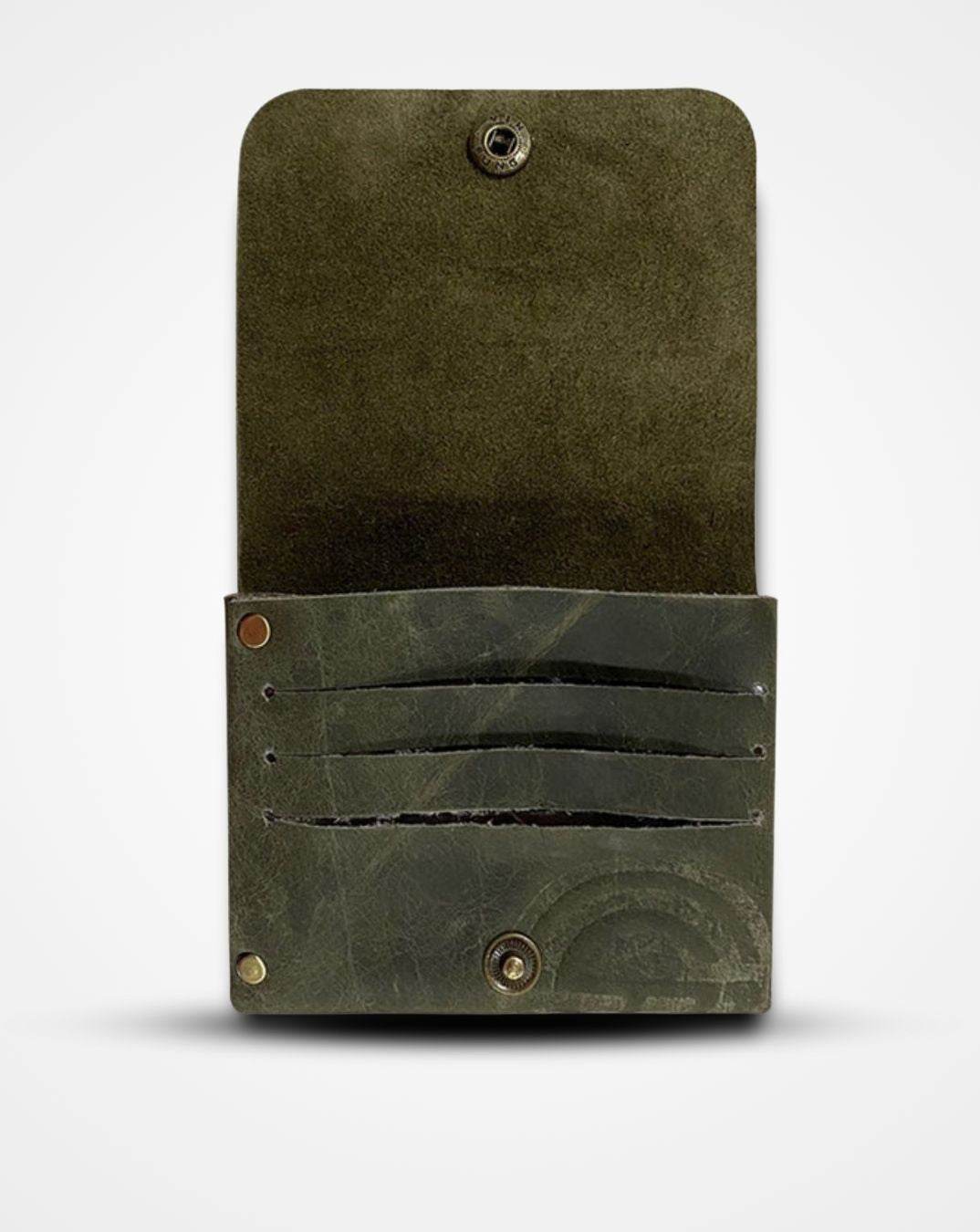 Crushed olive green native batua
