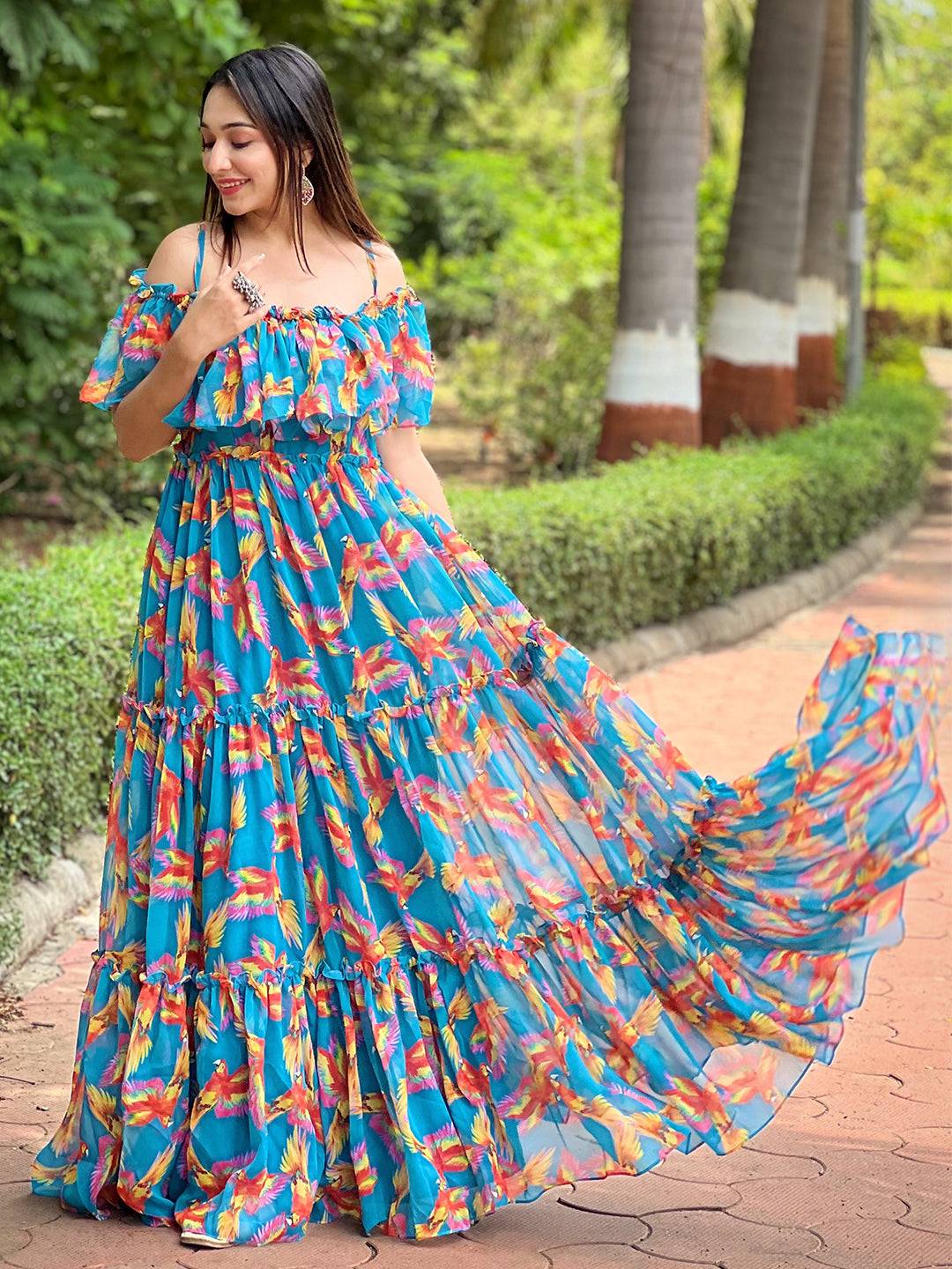 Vacay Vibes Blue Maxi Dress