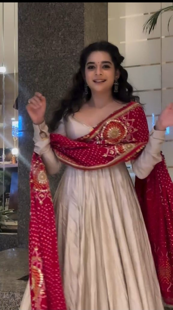 Mithila Palkar Anarkali Set for weddings and special occasions by My Store