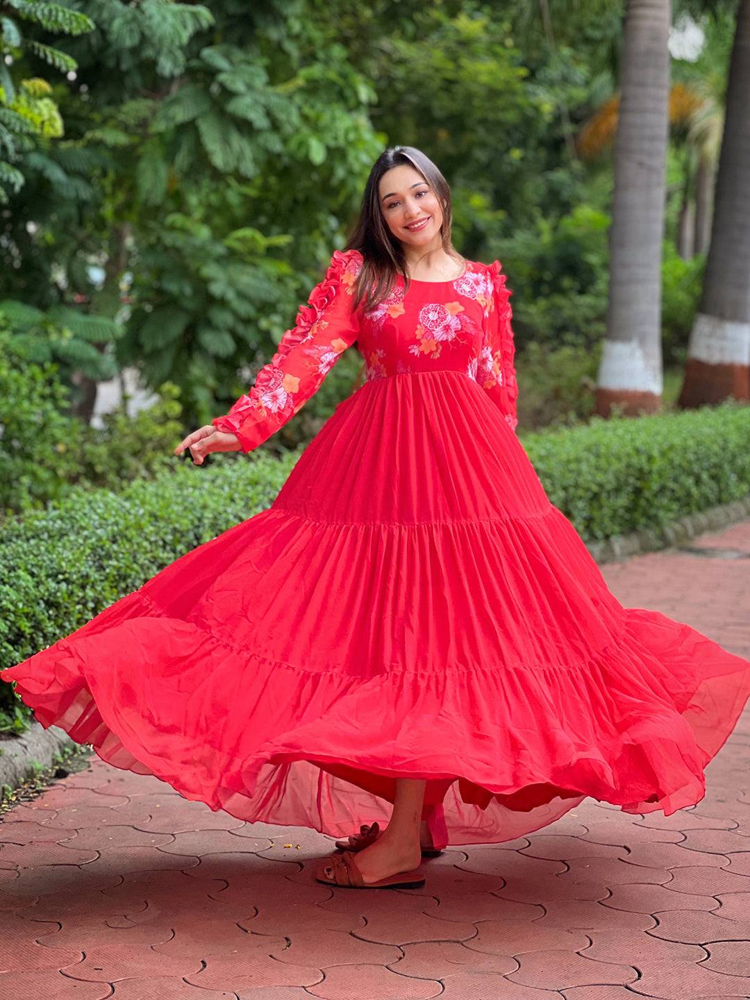 Radiant Ruby Dress by My Store