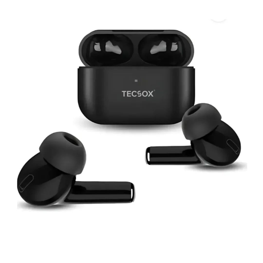 TecPod Pro Earbuds 30Hr Playtime | 5.3 V Bluetooth Earbuds | Deep Bass | Water Resistant