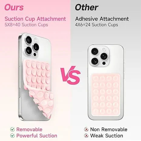 TecSox Silicone Suction Cup Phone Case | Strong Grip Holder