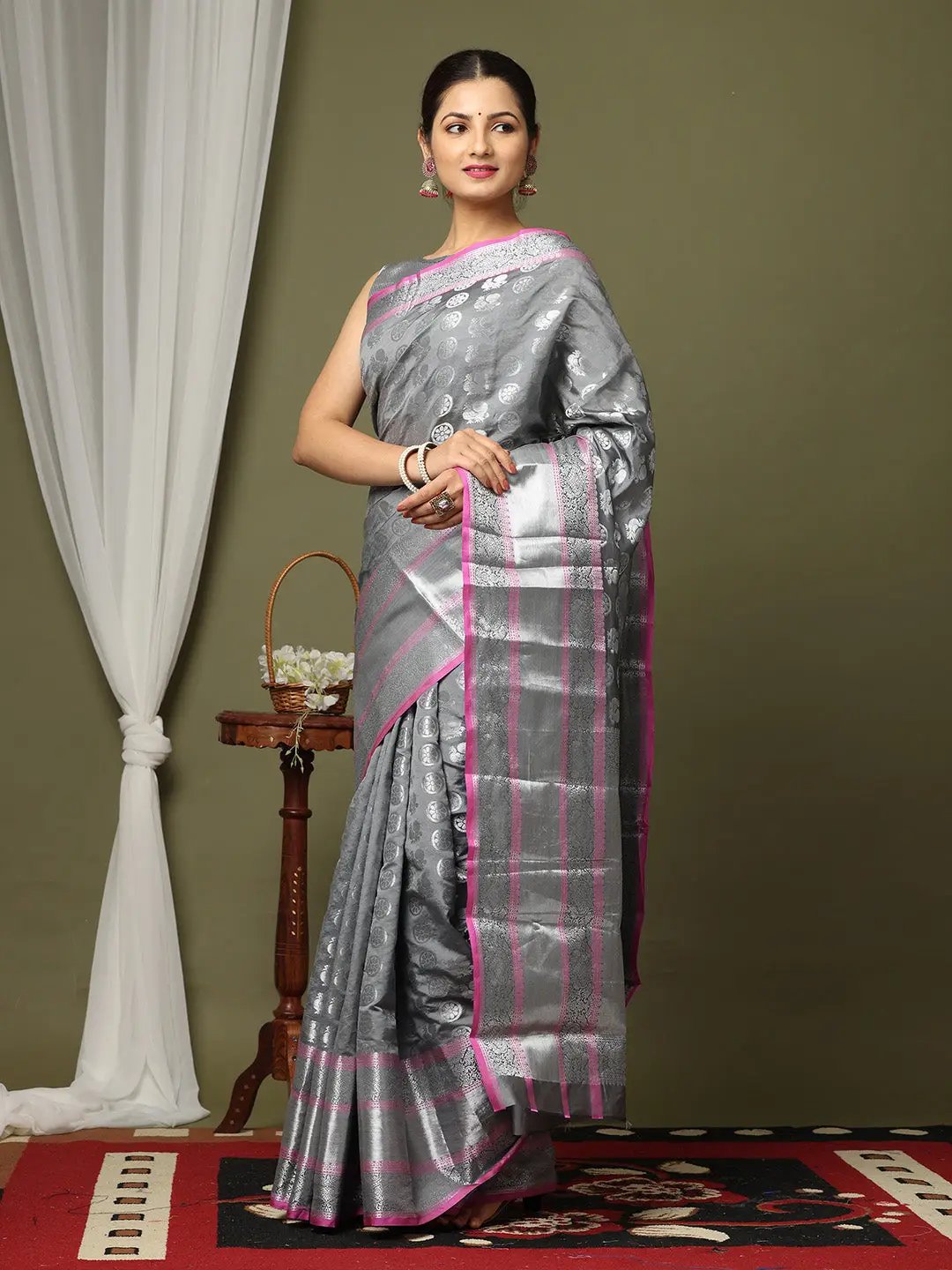 Kanjivaaram Soft Silk Design Saree