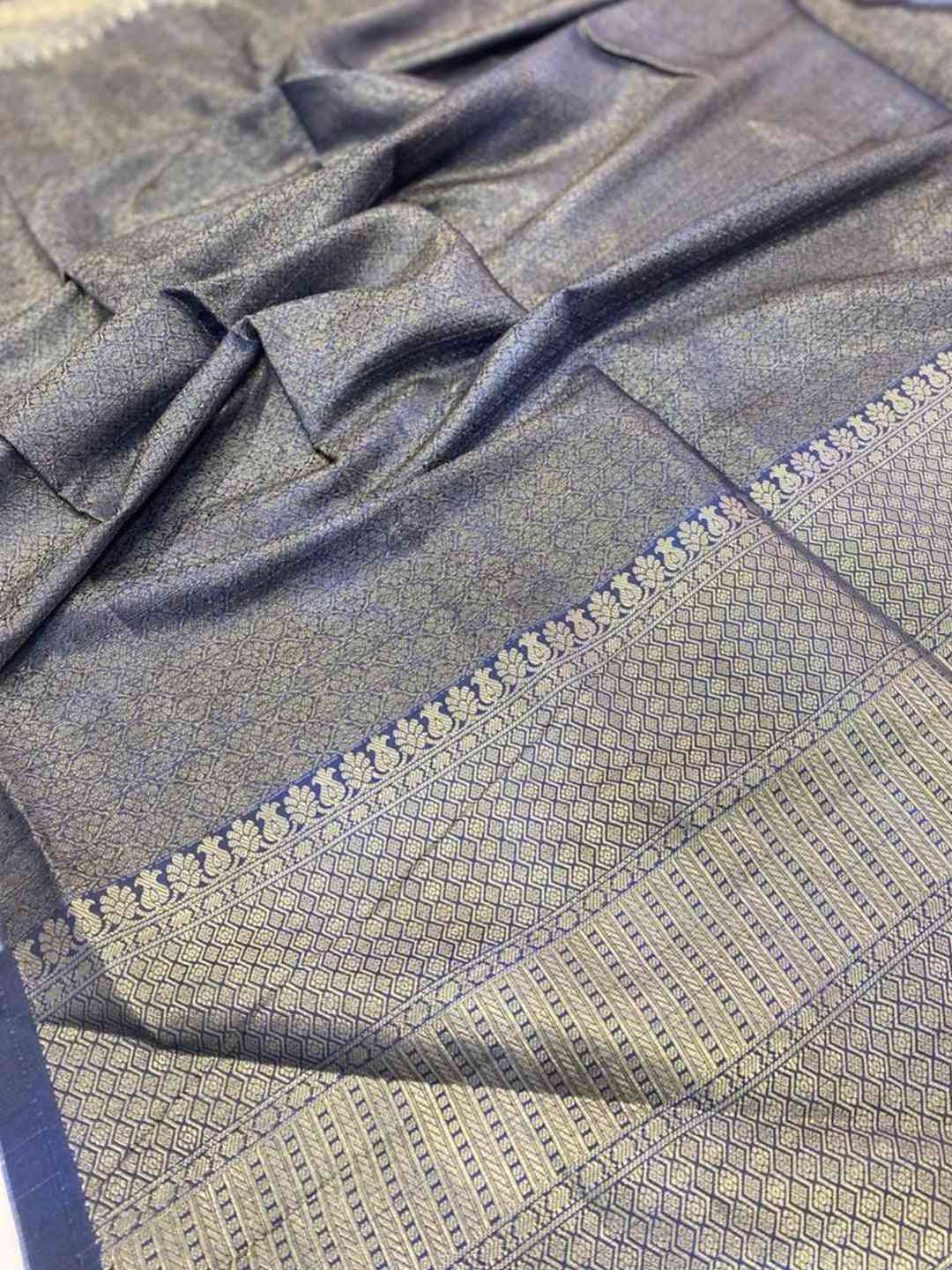 Patola Digital printed Moonga Silk Kota Doriya Designer Party Wear Saree by My Store