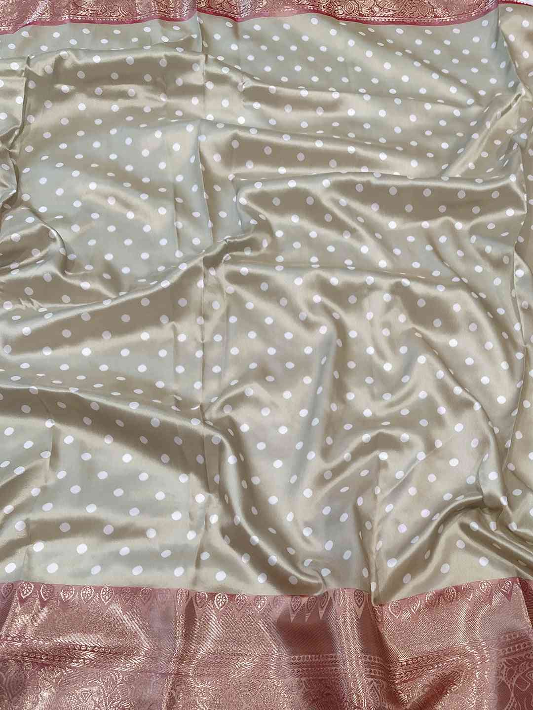 Exclusive Kanchi Zari Border Leheriya Design Party Wear Saree by My Store