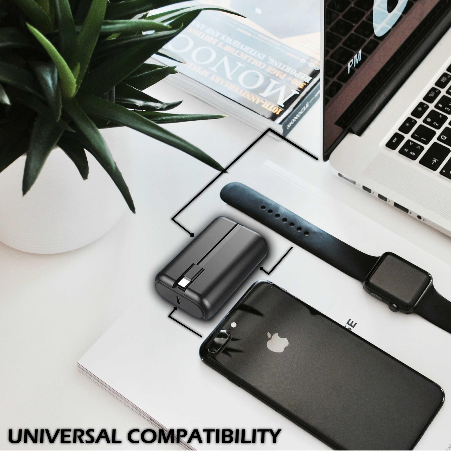 TecSox Force 10 Powerbank | 100% in 90 Mins | 10000 mAh