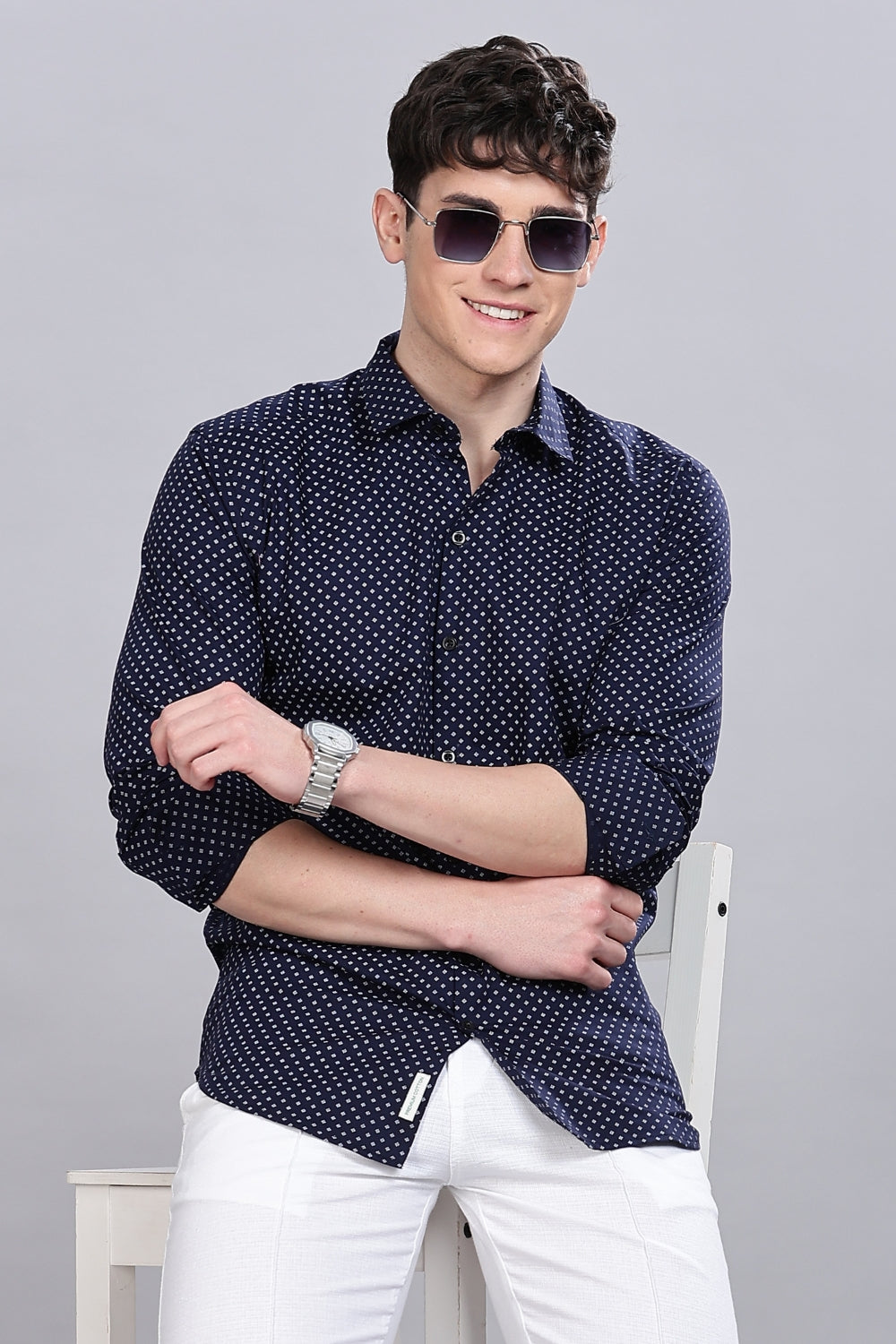 Snow Flakes Printed Shirt