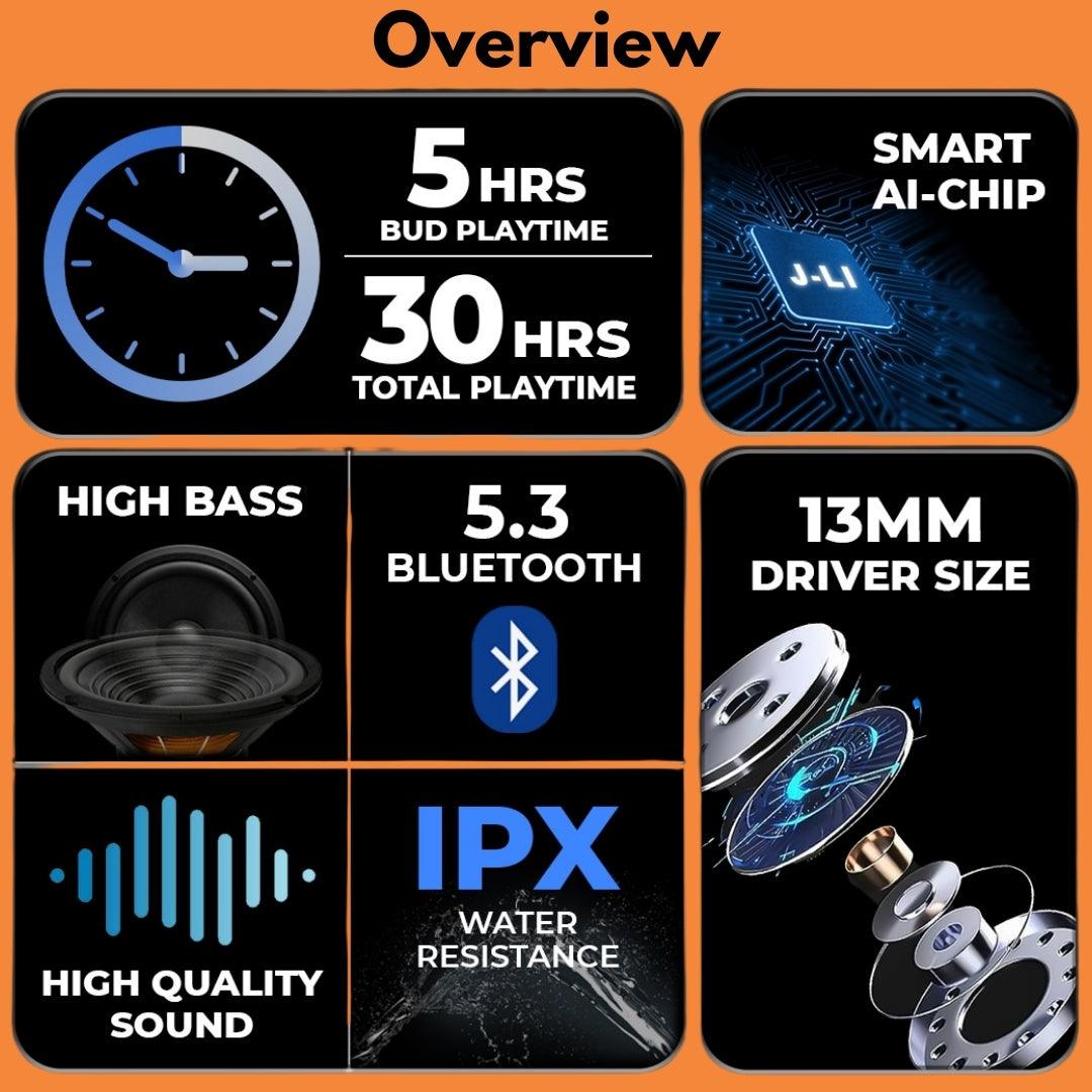 Buy TecSox Pro 1 Wireless Earbud With Comfortable Fit