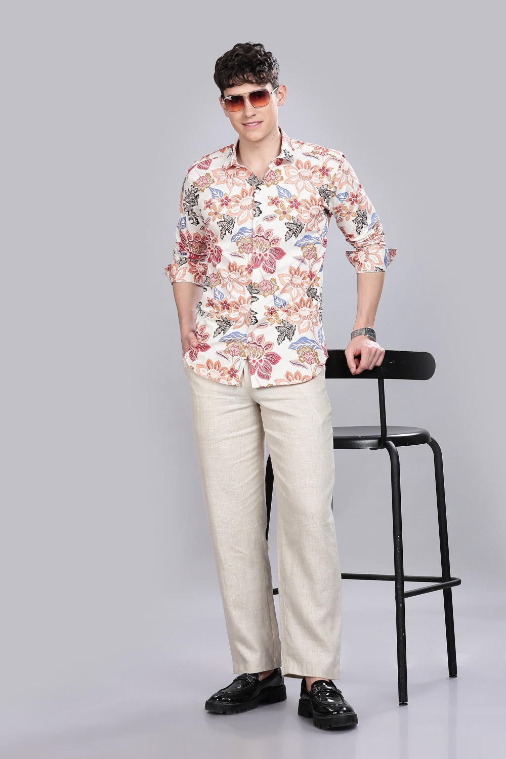 Oki Floral Printed Shirt