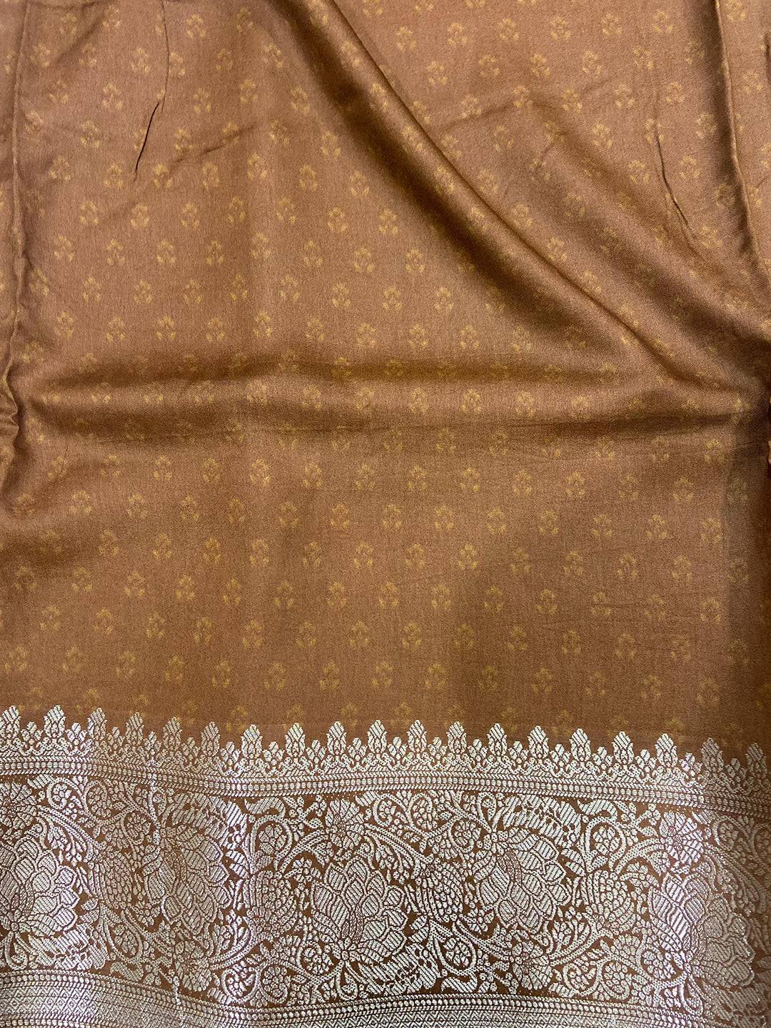Pista Pichwai Pure Viscose Dola Saree by My Store