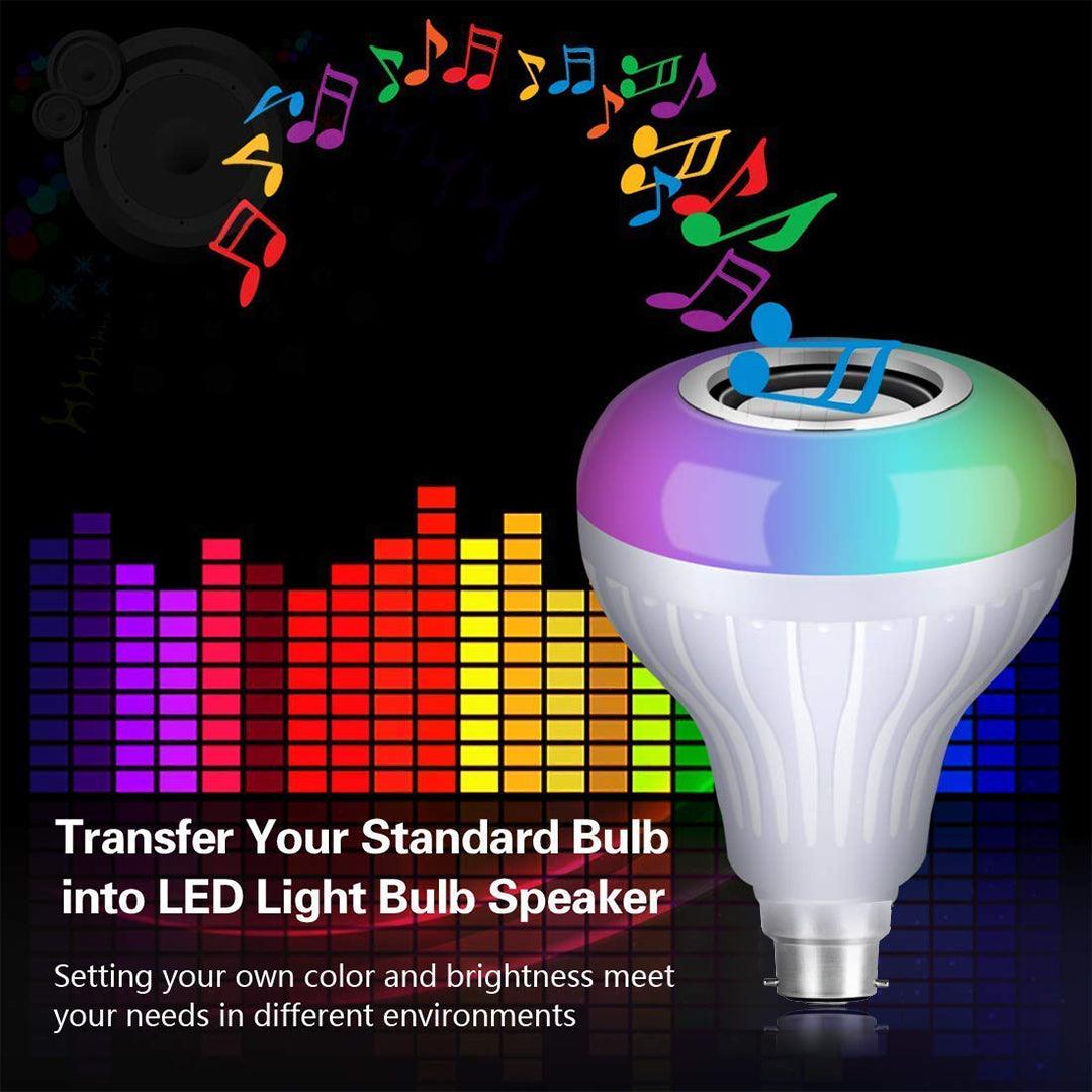 TecSox Bulb Bluetooth Speaker | Multi Color & Music Control