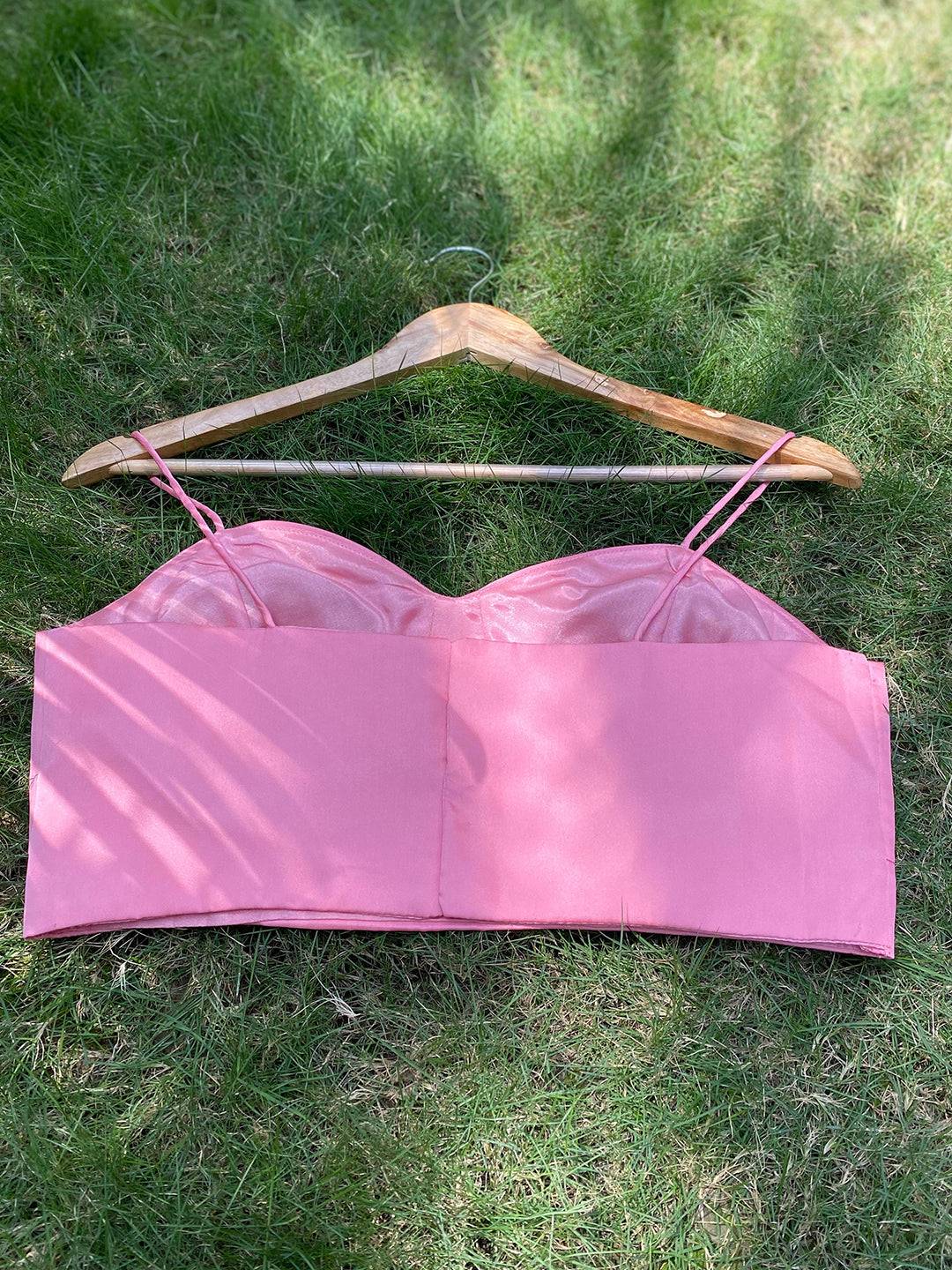 Navy Satin Georgette Floral Print Saree by My Store