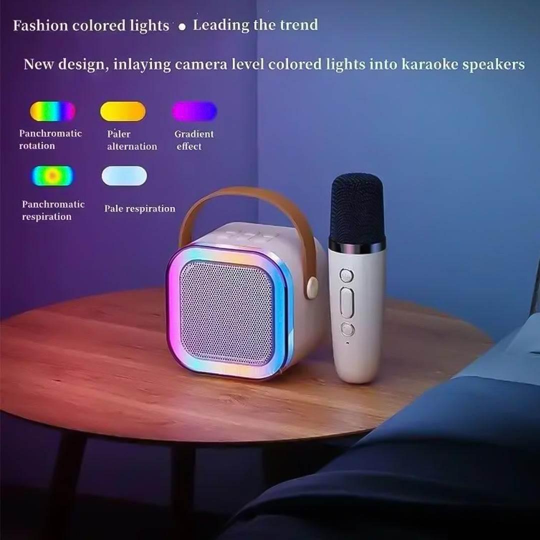 Order Karaoke Mic with Speaker & with Mic Voice Changing Option