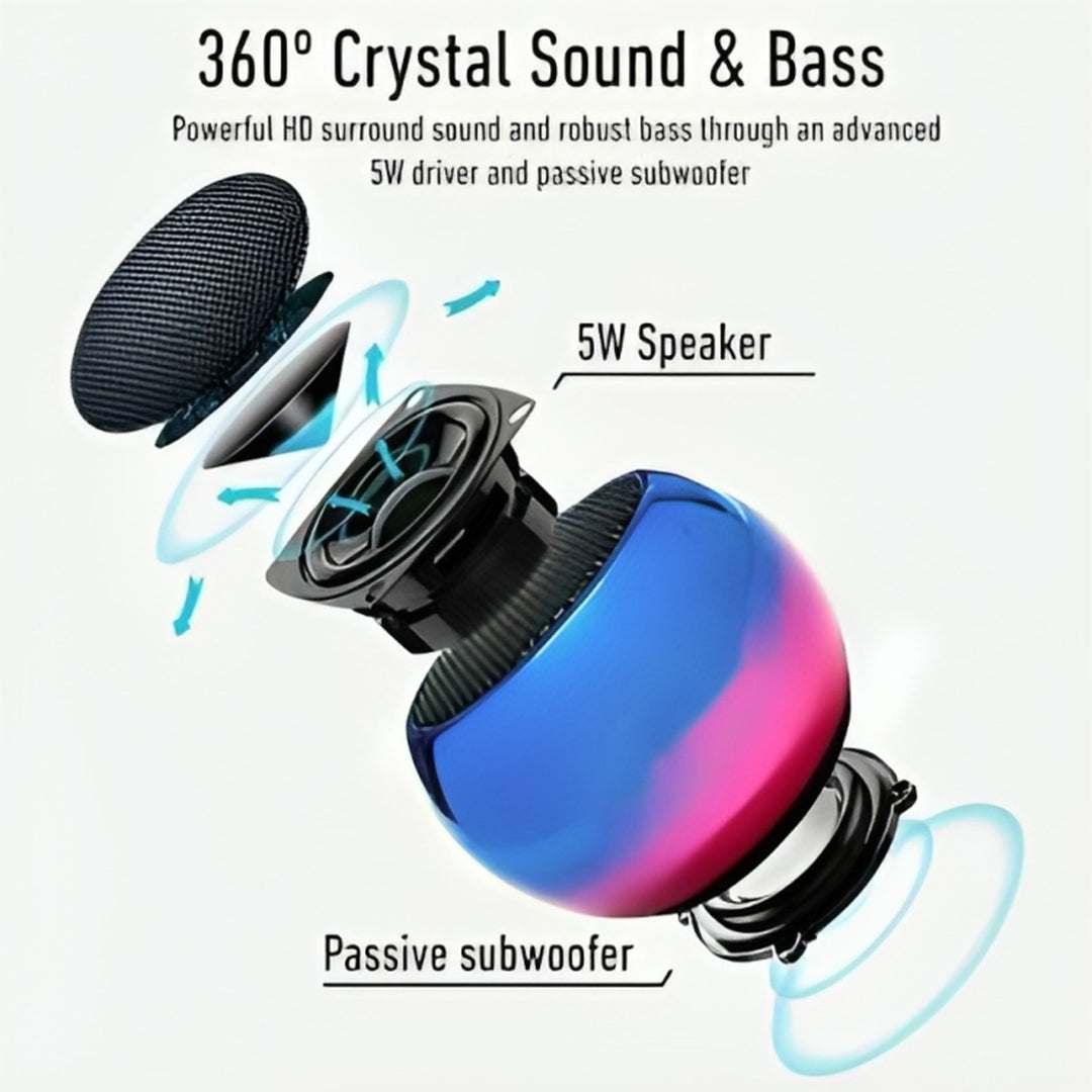 Order TecSox Mini Bluetooth Speaker | 360 Crystal Clear Sound