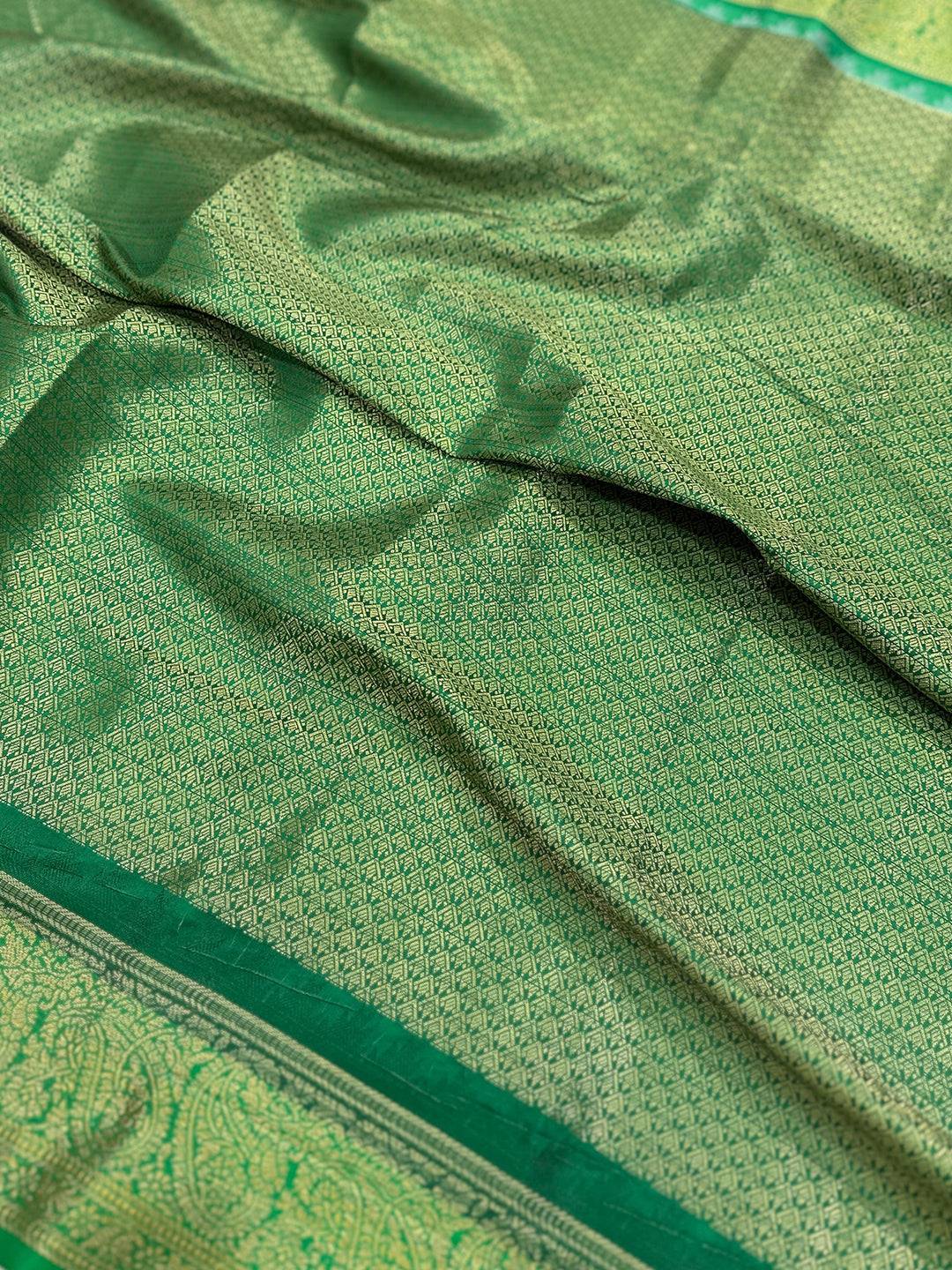 Blush Pink Kovai Banarasi Silk Saree by My Store