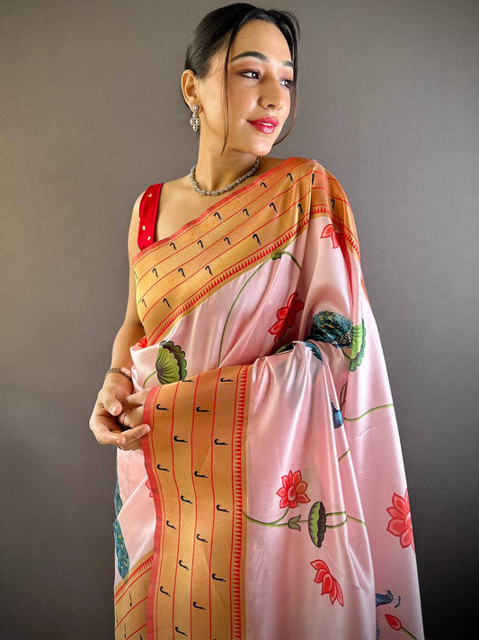 Heritage Elegance Soft Silk Saree by My Store