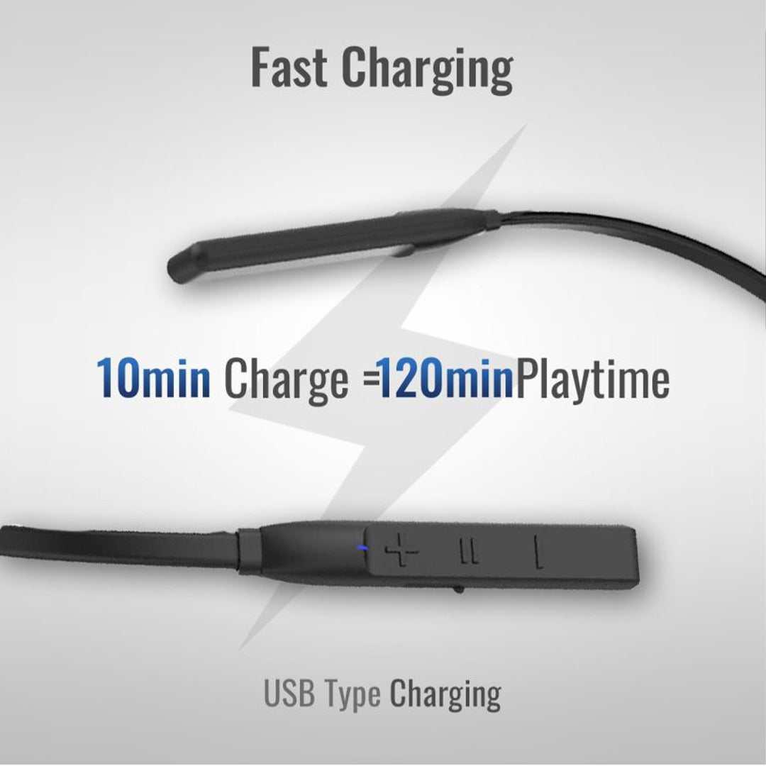 Order TecSox Neo 400 Bluetooth Neckband | 40 Hrs Playtime