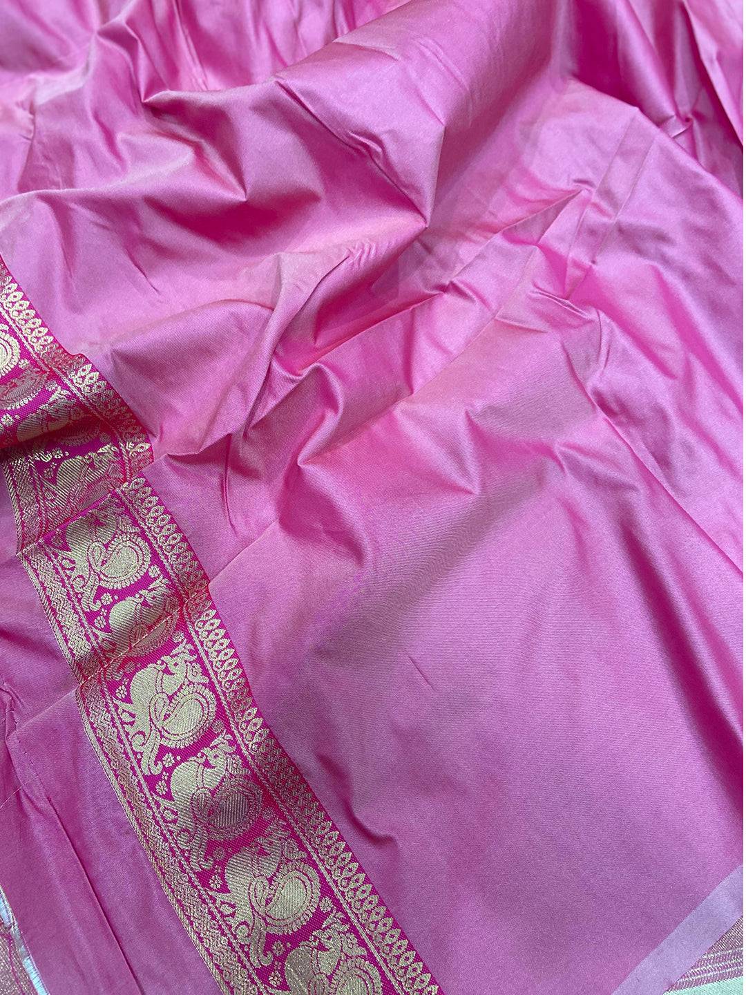 Golden Heritage Lotus Saree by My Store