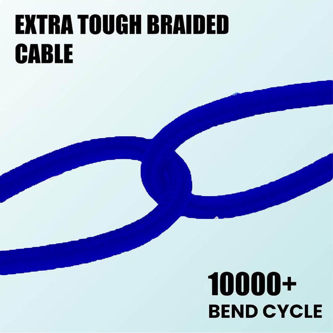 Order TecSox 3in1 Braided Cable Online | Support All Devices