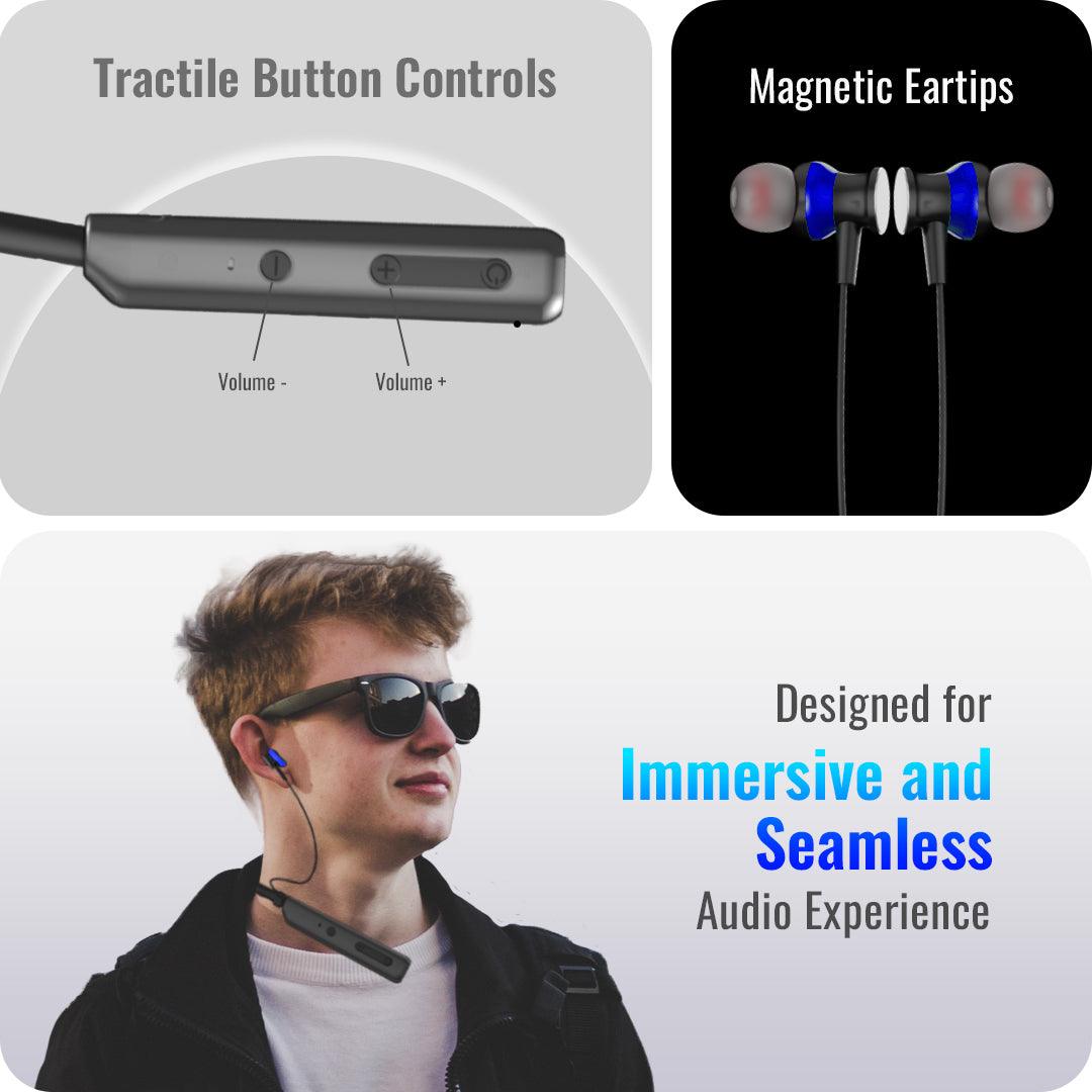 Order TecSox Roar Neckband with 14mm Sound Driver Inside