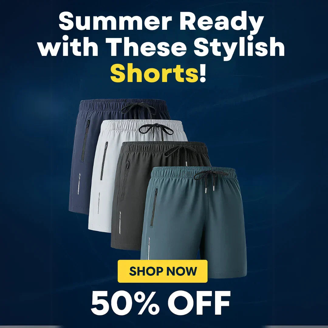 Men's Stretch Shorts (Pack of 3) | Soft & Breathable Summer Wear