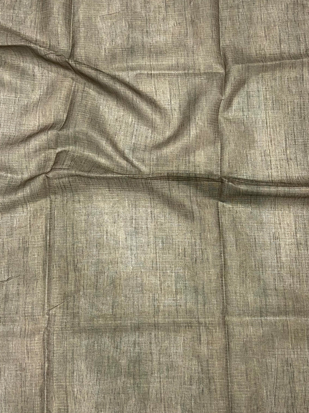Beige Kota Floral Digital Cut Work Saree