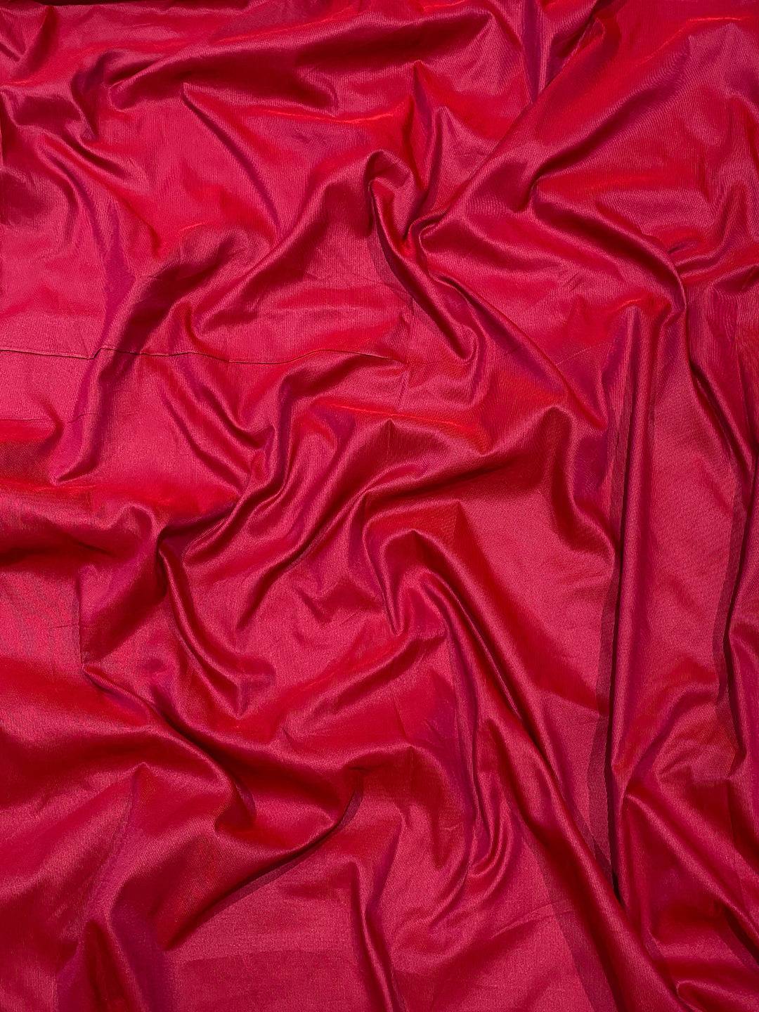 Rani Soft Silk Saree With Postar Weaving Zari Pallu by My Store