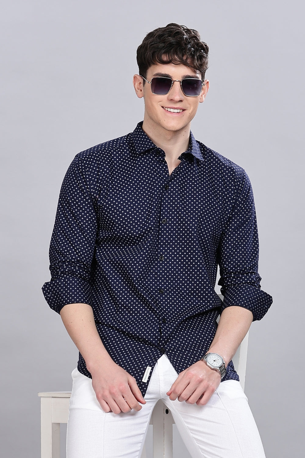 Snow Flakes Printed Shirt