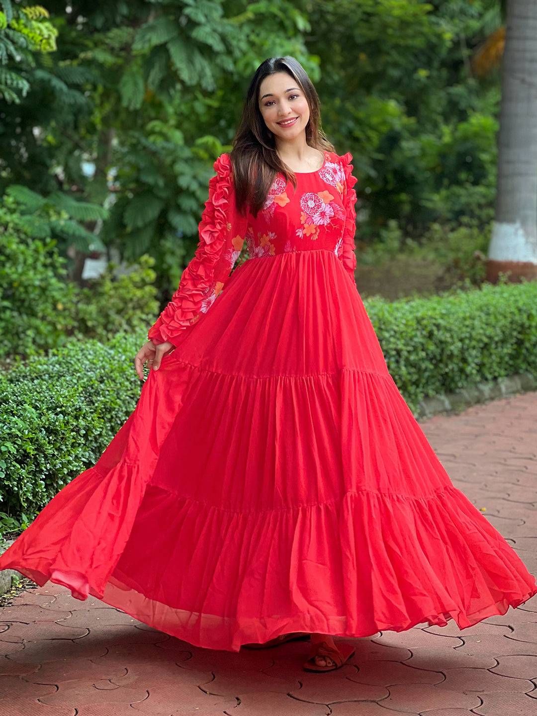 Radiant Ruby Dress by My Store