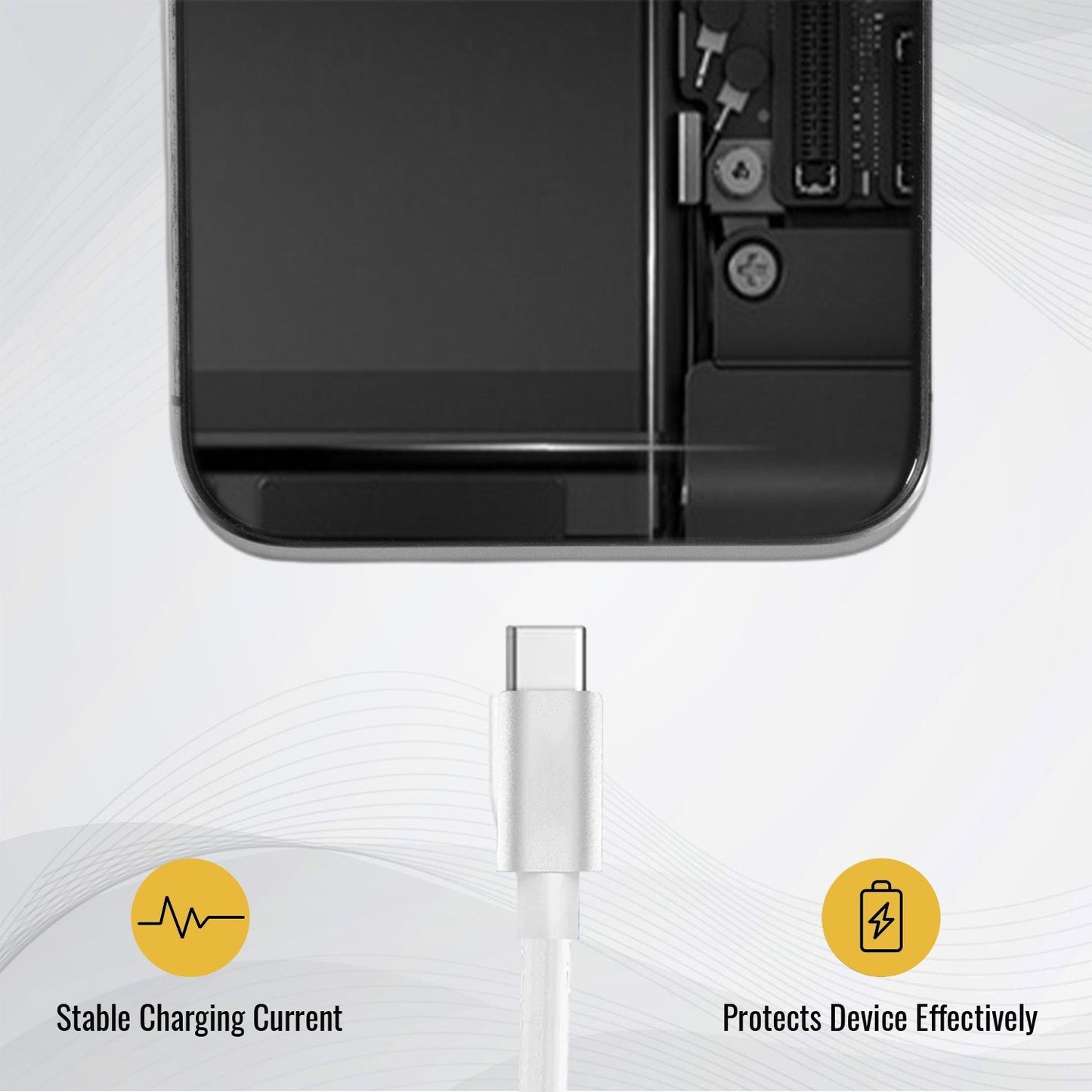 Tecsox 33 Watt fast charging USB A to Type C | Fast Charging