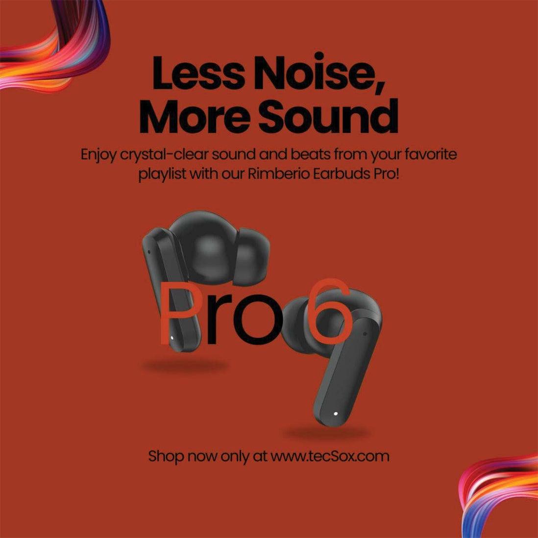 Buy TecSox Pro 6 Wireless Earbud With Comfortable Fit