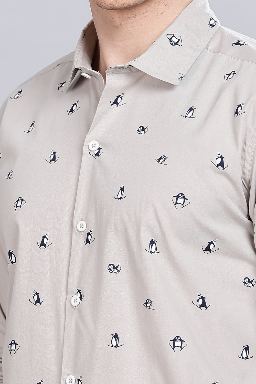 Ski Pingvin Printed Shirt