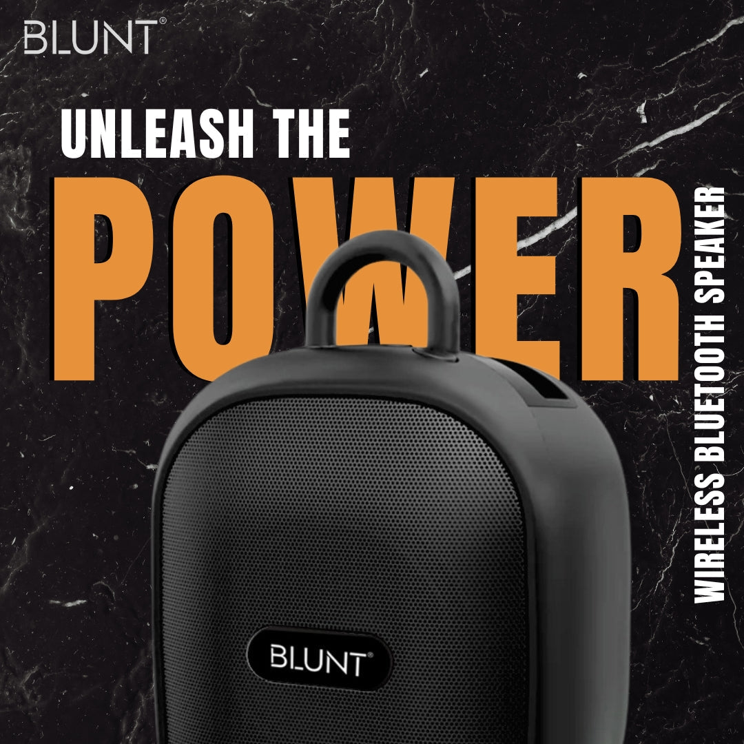 BLUNT SOUNDWAVE M3 - 15W Portable Bluetooth Speaker with TWS, FM, SD Card & Volume Control