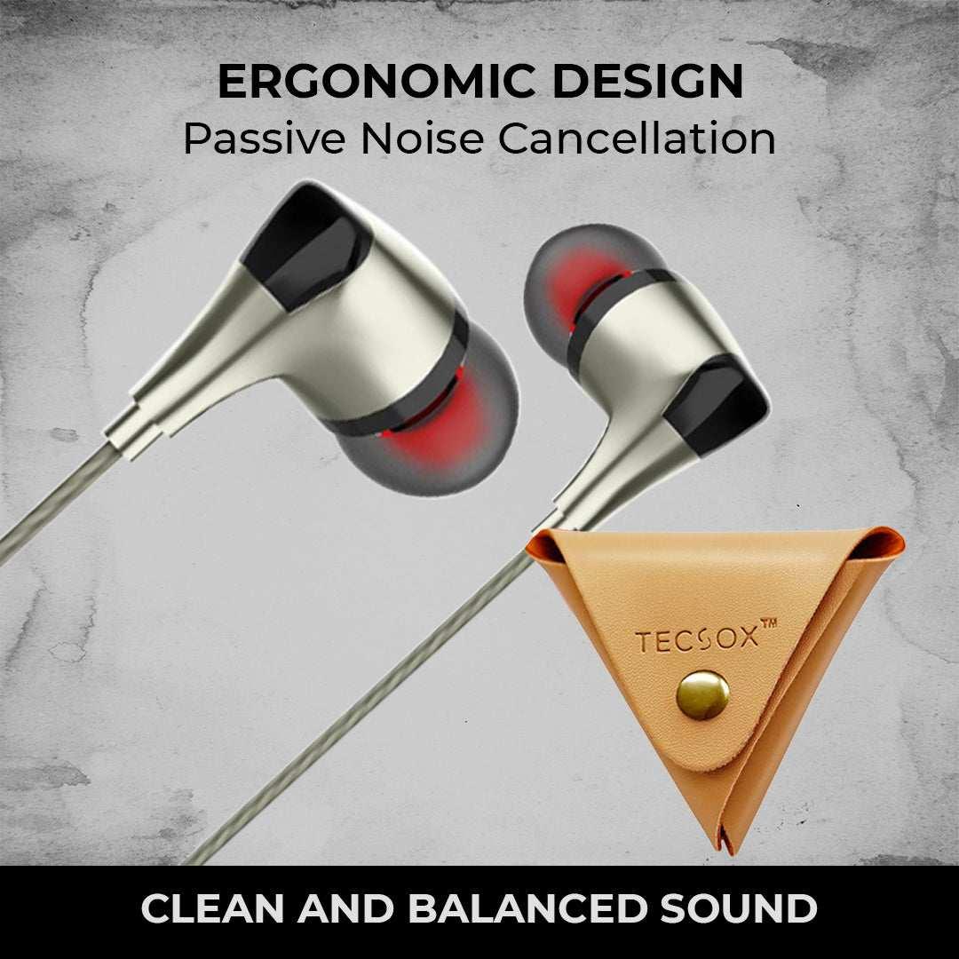 Order TecSox Octave: Wired Earphones | High Bass + Support PC