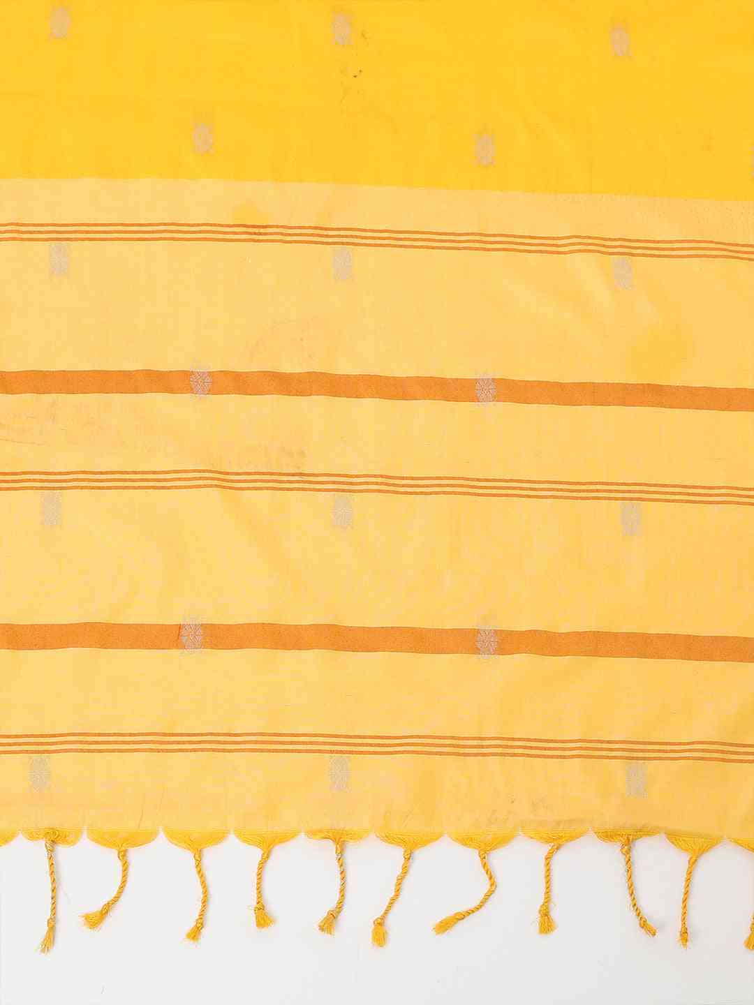 Yevla Paithani Yellow Colour Minakari Work Silk Saree