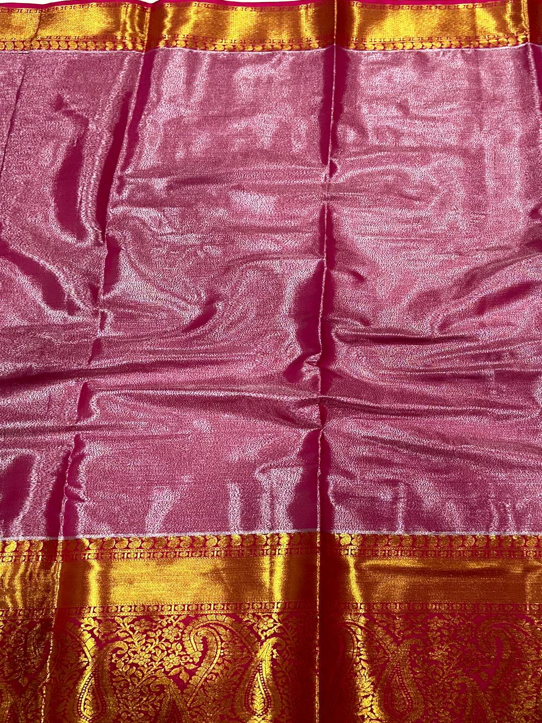 Radiance Dharmavaram Silk Floral Saree by My Store