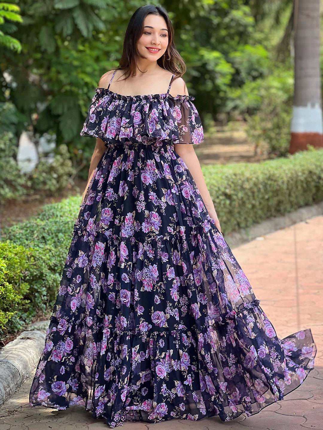 Blossom Off-Shoulder Dress