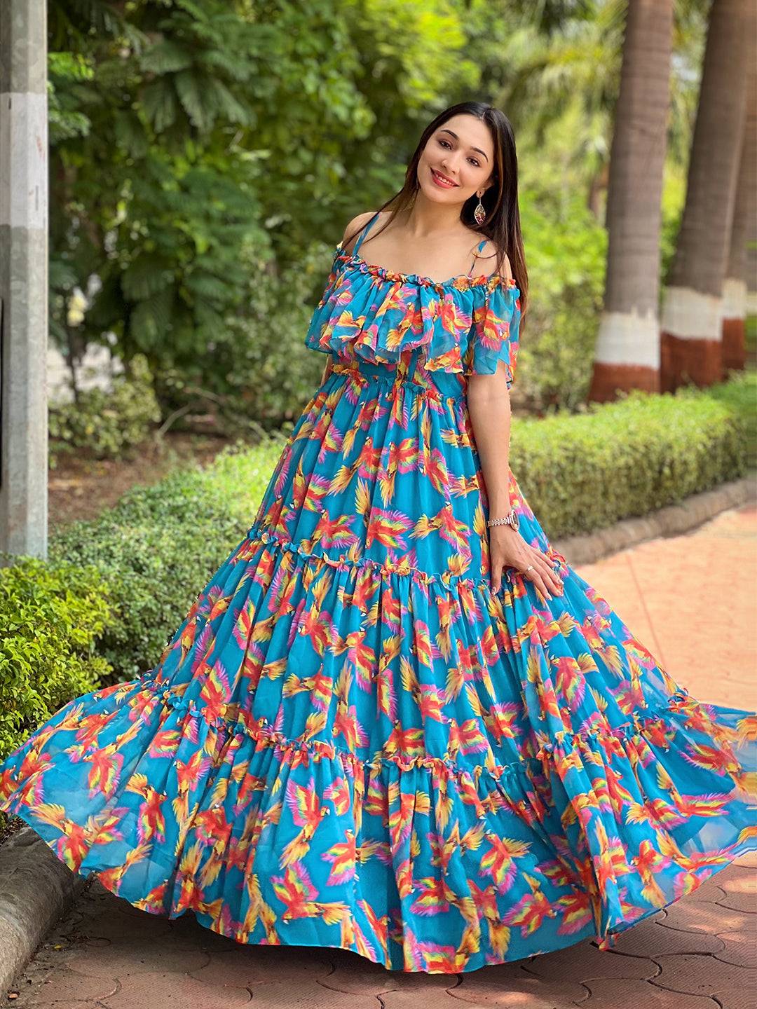 Vacay Vibes Blue Maxi Dress