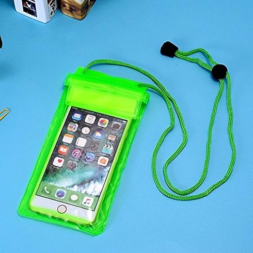 Buy TecSox Waterproof Sealed PVC Transparent Rain Protection Mobile Cover Pouch