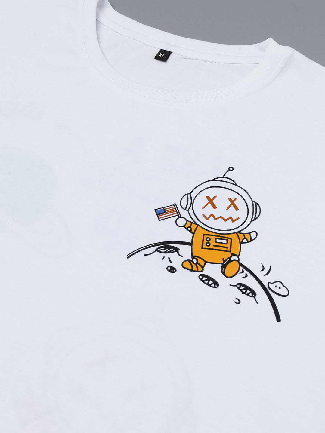 CRAZYBEE White Oversize ROMANTIC TRIP T-shirt