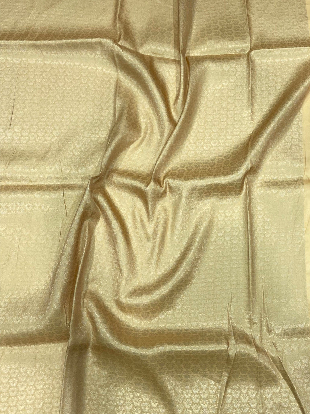 Golden Yellow Kanjivaram Digital Silk Saree by My Store