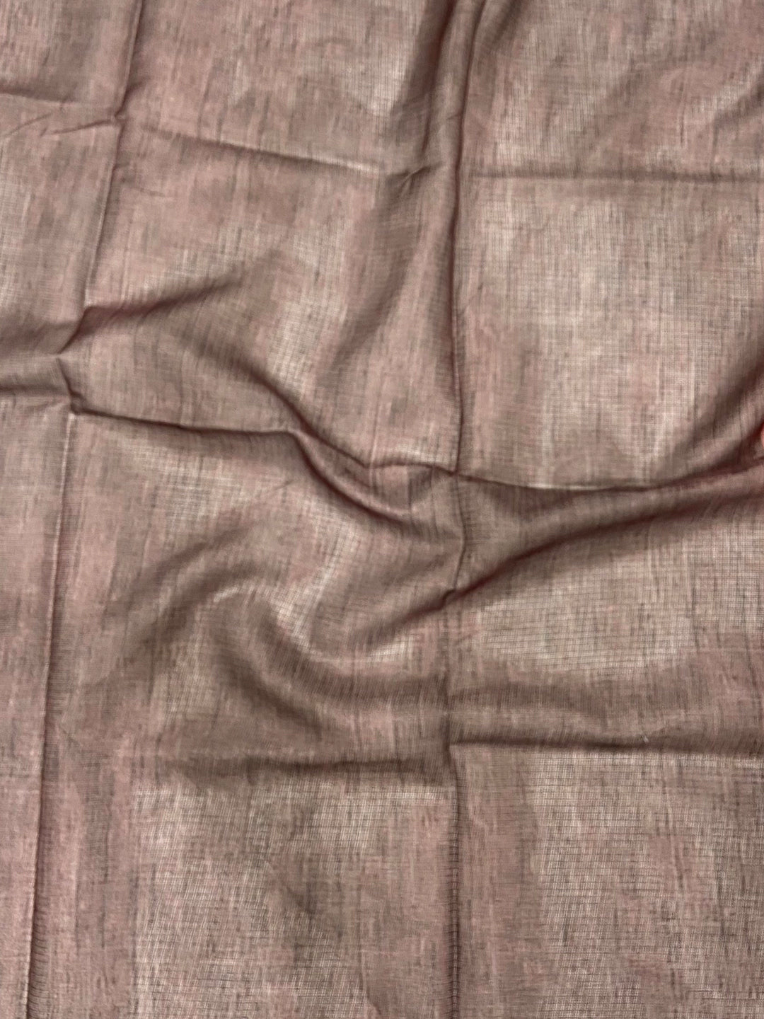 Blush Pink Kota Floral Digital Cut Work Saree by My Store