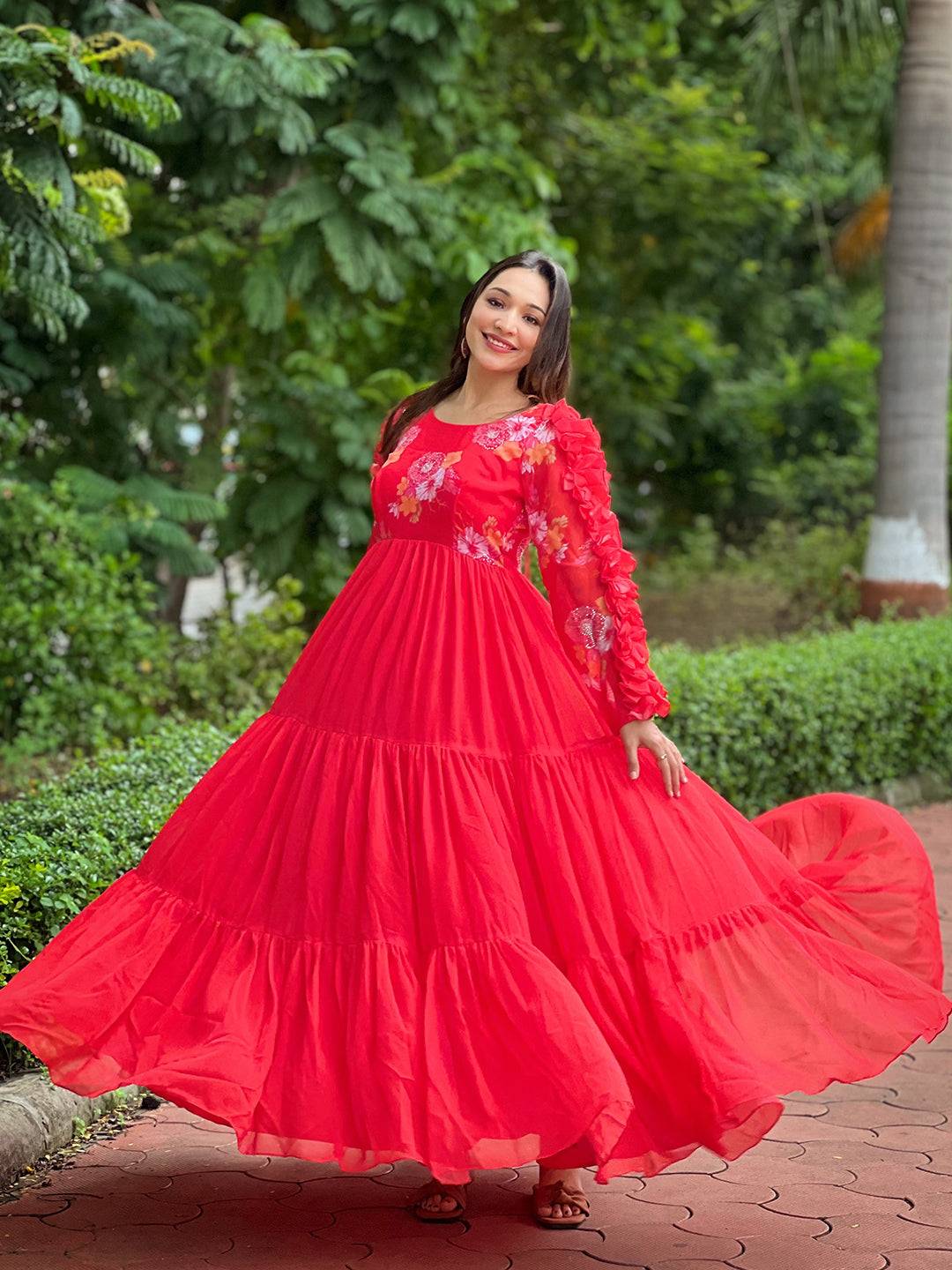 Radiant Ruby Dress by My Store