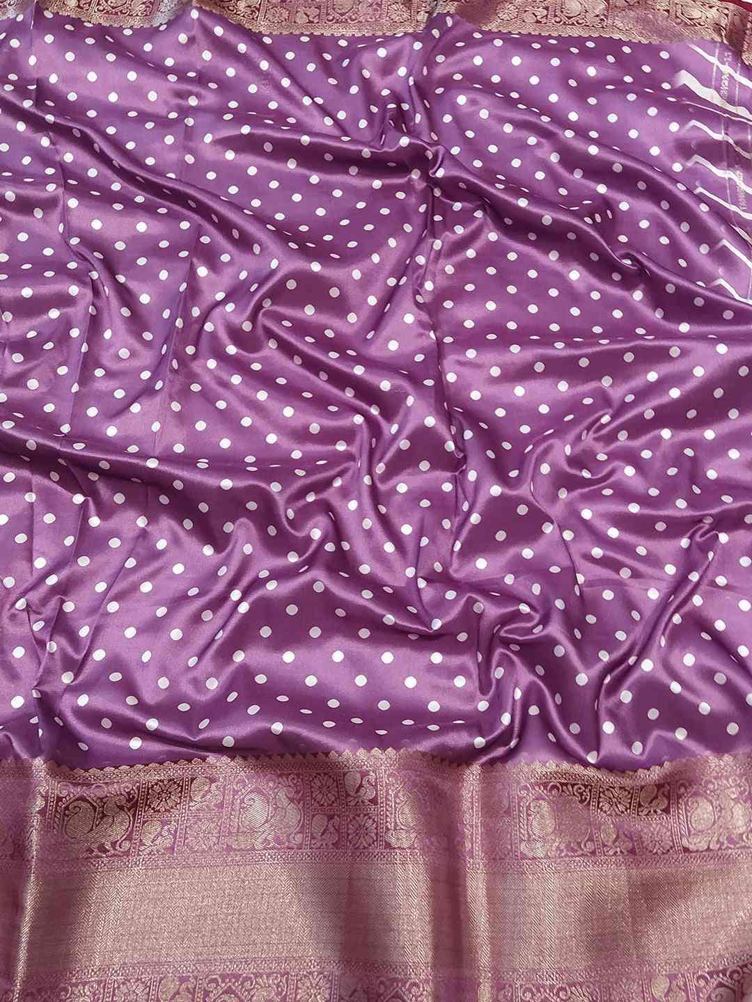 Exclusive Kanchi Zari Border Leheriya Design Party Wear Saree by My Store