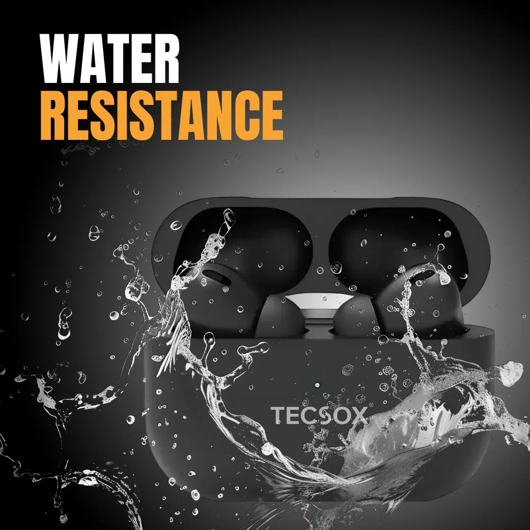 TecPod Pro Earbuds 30Hr Playtime | 5.3 V Bluetooth Earbuds | Deep Bass | Water Resistant