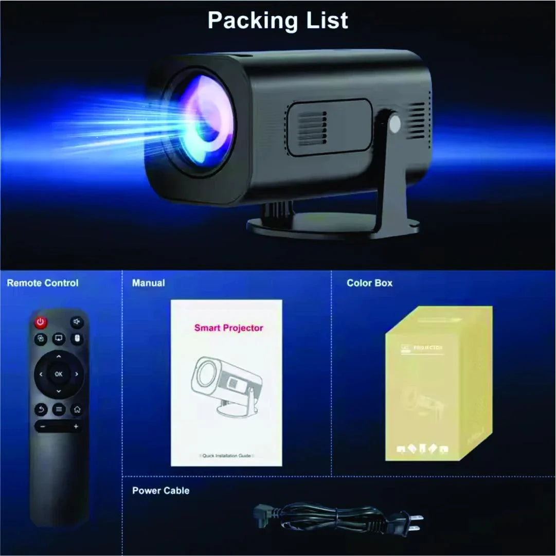 PANTHER Projector: 4K Video | Android 11 | Under ₹6000