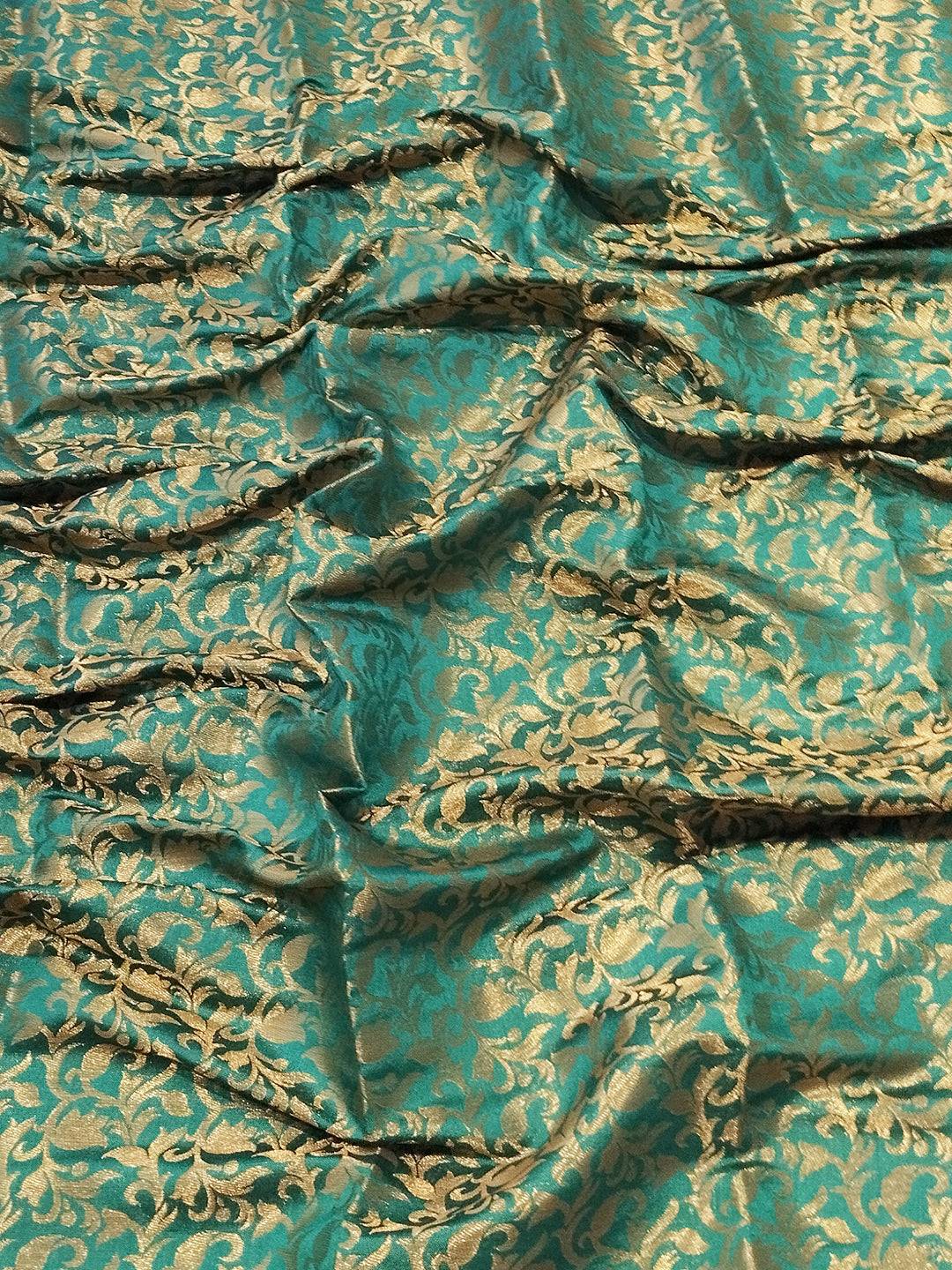 Lime Colour Kanjivaram Aura Soft Silk Saree With Broced Zari Blouse by My Store