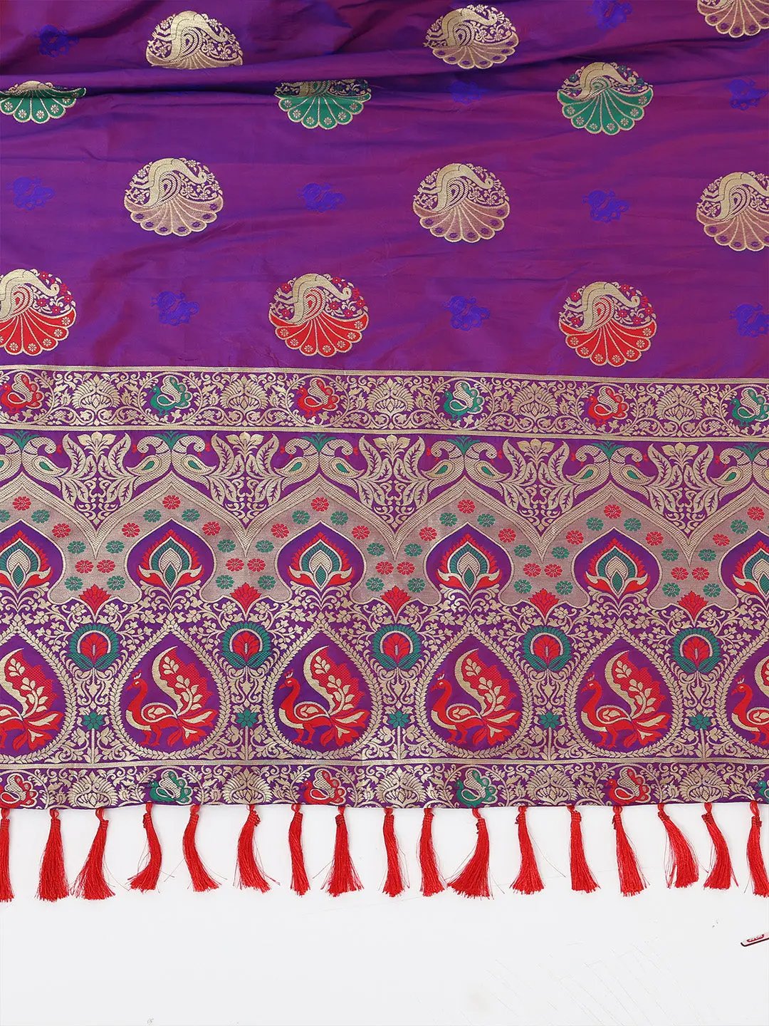 Designer Soft Kanjivaram Silk Flower Design Party Wear Saree by My Store
